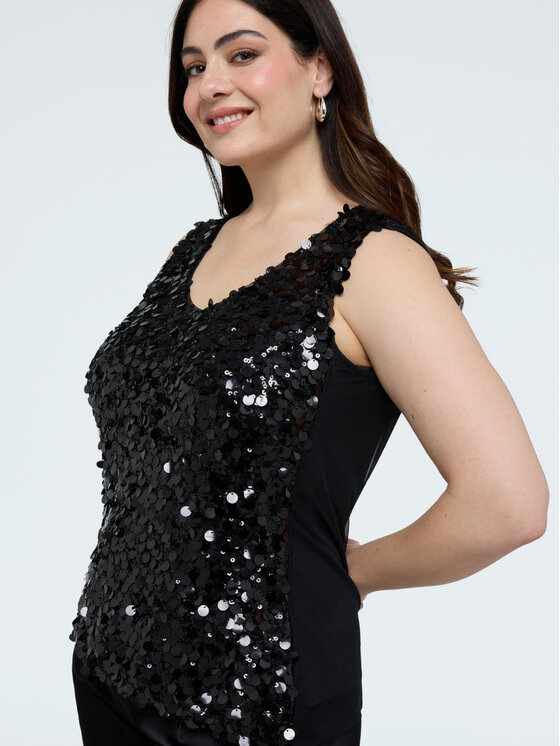Fiorella Rubino Fiorella Rubino Top D018L000155N033 Nero Regular Fit