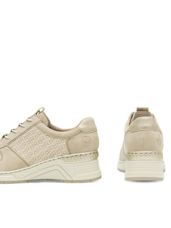 Rieker Rieker Sneakersy N4368-62 Beżowy