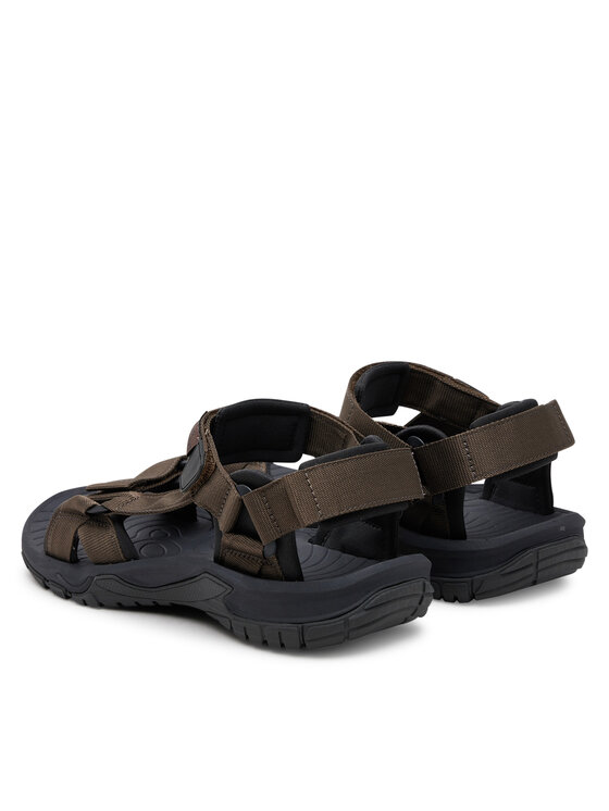 Jack Wolfskin Jack Wolfskin Sandały Lakewood Ride Sandal M 4019021 Brązowy