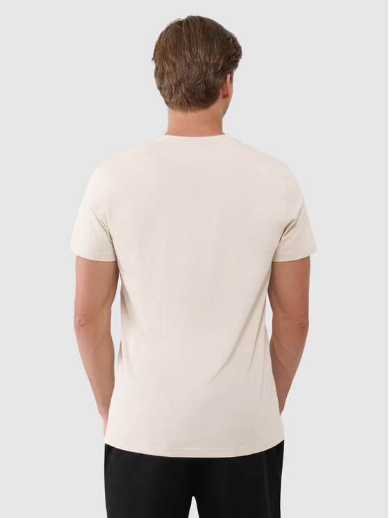 4F 4F T-shirt 4FWSS25TTSHM1974-12S Bianco Regular Fit