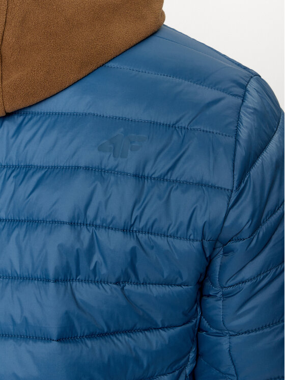 4F 4F Μπουφάν μεταβατικό 4FAW23TDJAM239 Μπλε Regular Fit