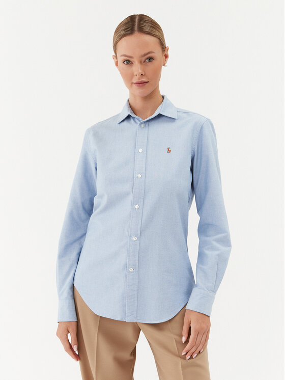 Polo Ralph Lauren Polo Ralph Lauren Marškiniai 211891377001 Mėlyna Regular Fit