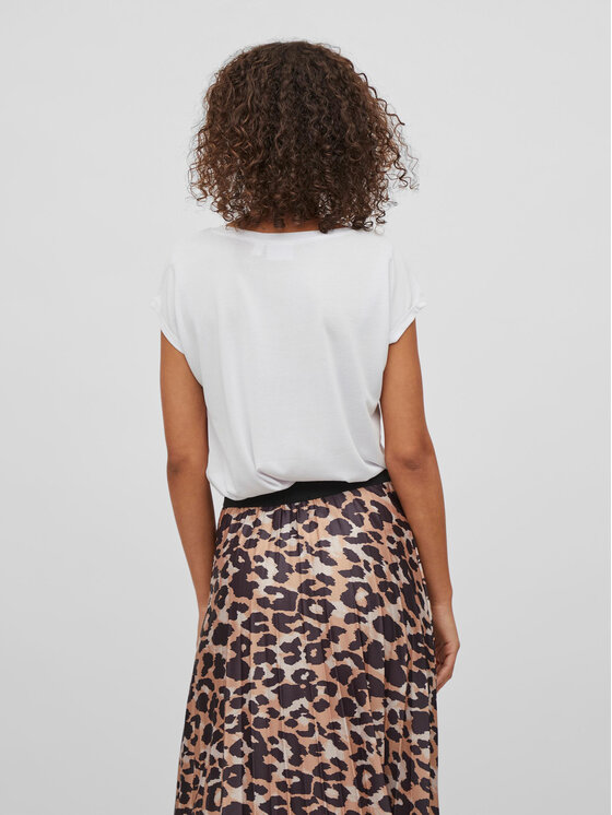 Vila Vila T-Shirt Modala 14074847 Weiß Relaxed Fit