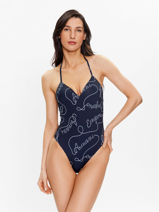 Emporio Armani Kopalni kostum 262642 3R310 01736 Mornarsko modra