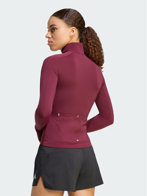 adidas adidas Kurtka do biegania 158654 Czerwony Fitted Fit