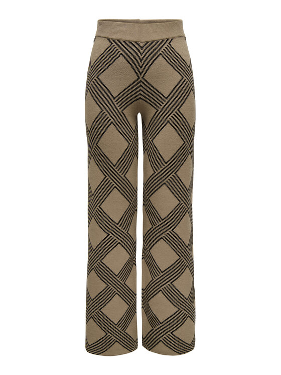ONLY ONLY Pantaloni in maglia Anny 15327634 Beige Loose Fit