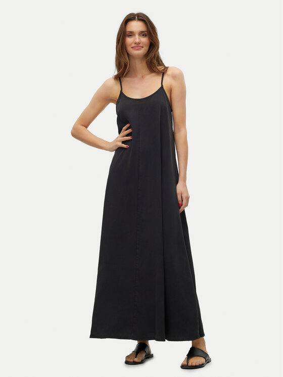 Vero Moda Vero Moda Každodenní šaty Harper 10283677 Černá Loose Fit