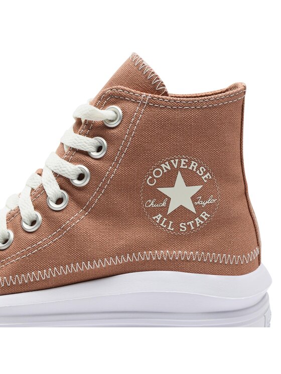 Converse Converse Plátenky Chuck Taylor All Star Move A04672C Hnedá