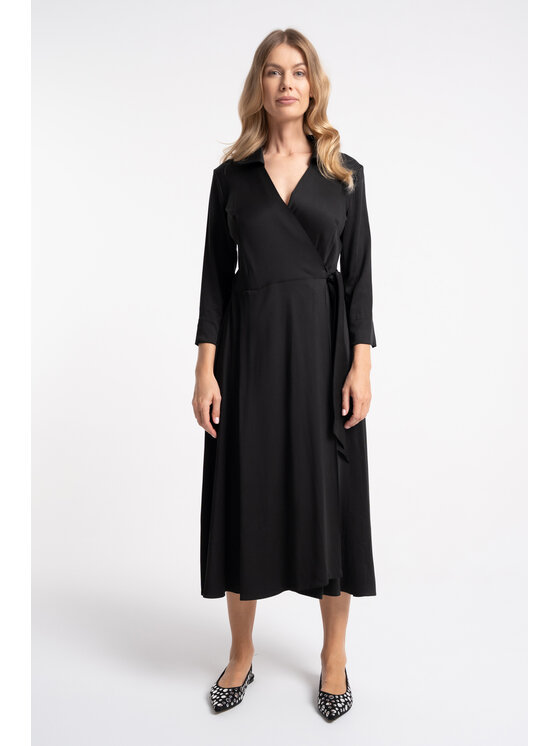 CLICK CLICK Sukienka codzienna 60-6035 Czarny Regular Fit