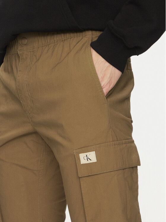 Calvin Klein Jeans Calvin Klein Jeans Joggers kalhoty J30J327614 Béžová Skinny Fit