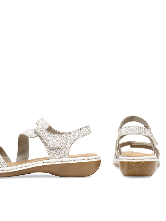 Rieker Rieker Sandalen 659C7-81 Weiß
