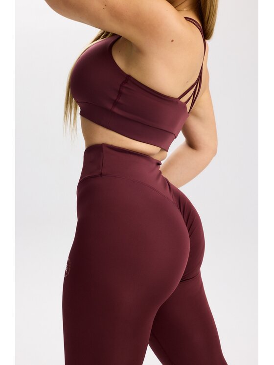 ROUGH RADICAL ROUGH RADICAL Biustonosz sportowy PURE FLOW BRA Bordowy
