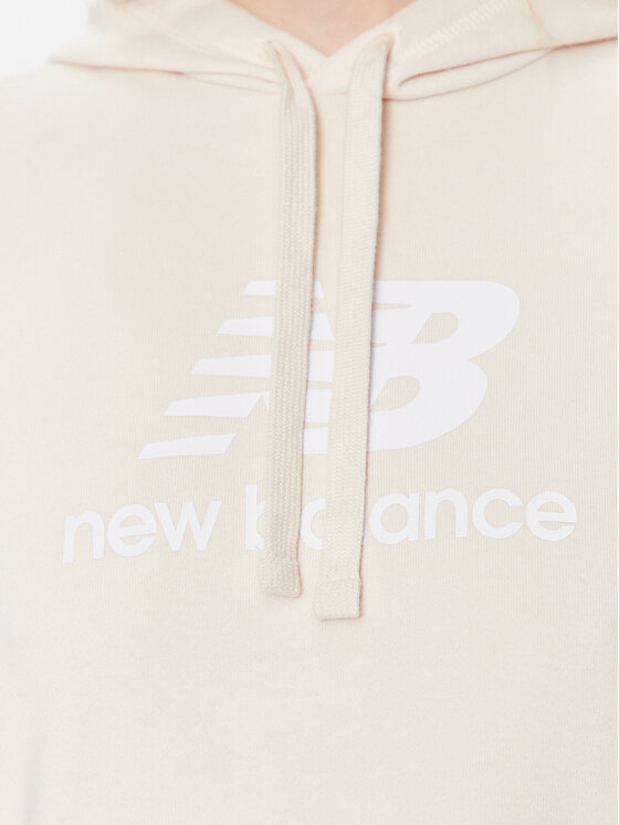 New Balance New Balance Majica dugih rukava WT31533 Bež Relaxed Fit