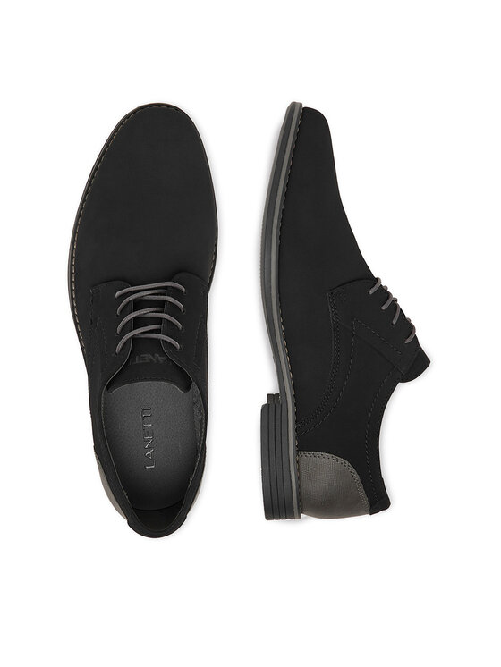 Lanetti Lanetti Halbschuhe CEO-GAVI-01 MBS Schwarz