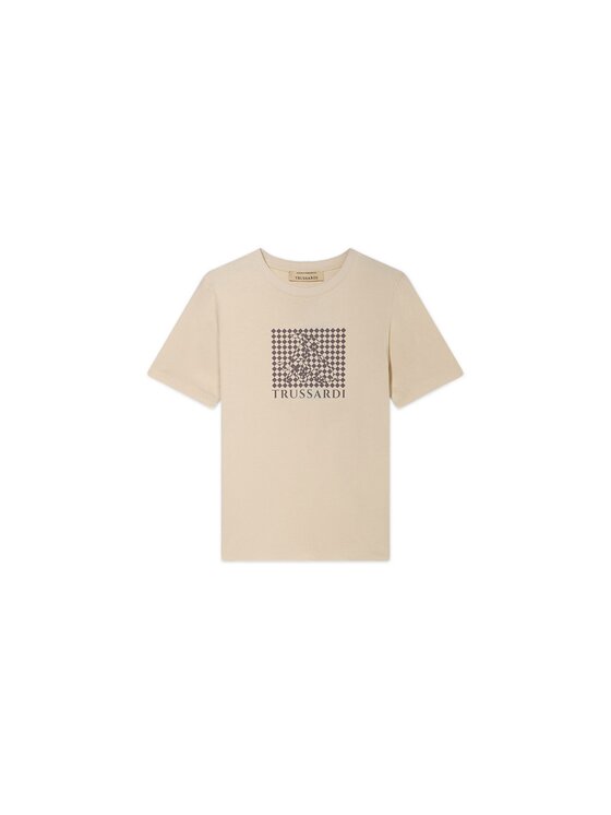 Trussardi Trussardi T-Shirt G1346000246N002 Biały Regular Fit
