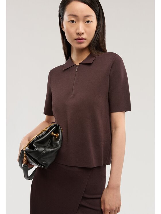 Trussardi Trussardi Sweter M7806001200N032 Brązowy Regular Fit