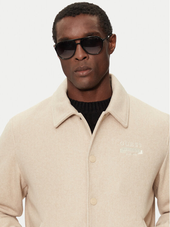 Guess Guess Μπουφάν μεταβατικό M4BL29 WGJ72 Καφέ Regular Fit