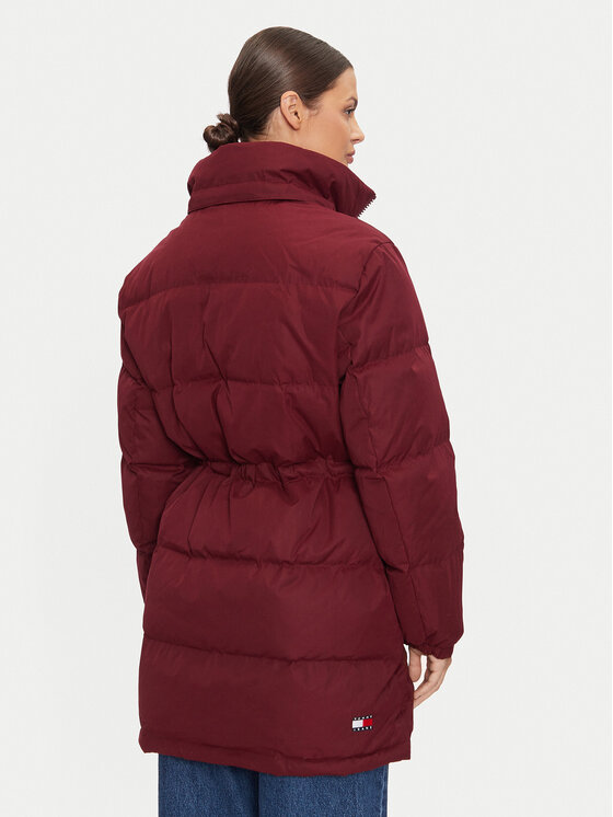Tommy Jeans Tommy Jeans Pūkinė striukė Alaska DW0DW18821 Vyšninė Regular Fit