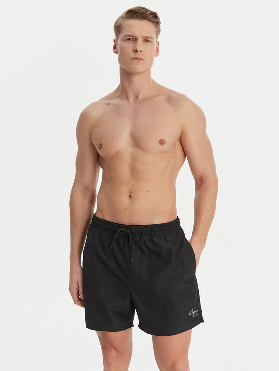Calvin Klein Swimwear Calvin Klein Swimwear Plavecké šortky LV00N61045 Černá Regular Fit