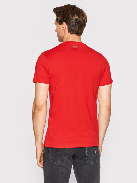 KARL LAGERFELD KARL LAGERFELD T-shirt Classic KL22MTS01 Rosso Regular Fit