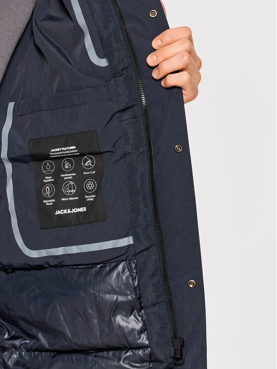 Jack&Jones PREMIUM Jack&Jones PREMIUM Parka Blaharold 12192814 Granatowy Regular Fit