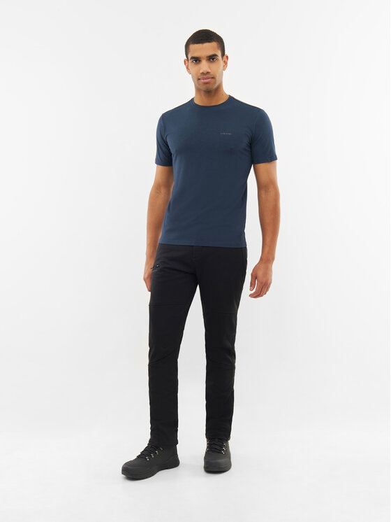 Viking Viking Koszulka techniczna Harvi Bamboo Man Granatowy Regular Fit