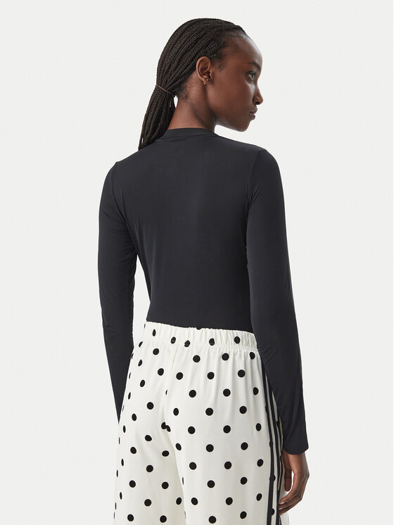 adidas adidas Блуза Adiluna Season 2 X Jennie Sheer Long Sleeve Long-Sleeve Top LD8931 Черен Regular Fit