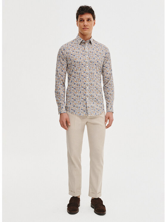 Pako Lorente Pako Lorente Koszula P25SF-1X-034 Biały Slim Fit