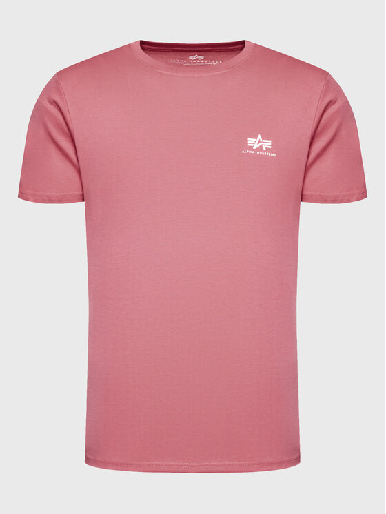 Alpha Industries Alpha Industries T-Shirt Backprint 128507 Růžová Regular Fit