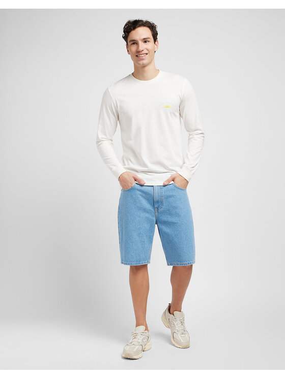 Lee Lee T-shirt LS TEE Bianco Regular Fit
