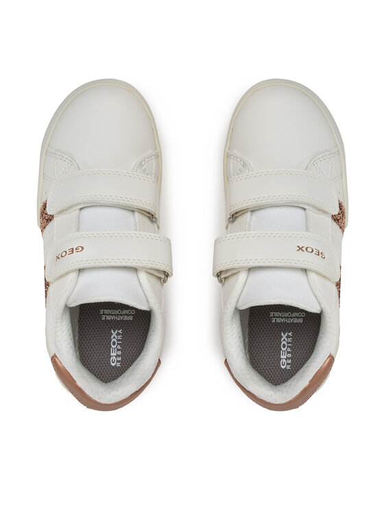Geox Geox Tenisice J Eclyper Girl J45LRA 000BC C1ZH8 S Bijela