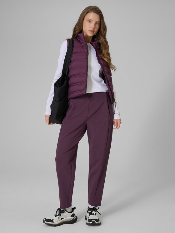 4F 4F Kamizelka EVERYDAY ACTIVE Fioletowy Regular Fit