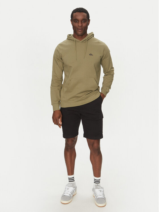 Quiksilver Quiksilver Džemperis ar kapuci EQYFT04951 Zaļš Regular Fit