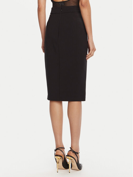 Elisabetta Franchi Elisabetta Franchi Fustă tip creion GO-134-56E2-V390 Negru Regular Fit