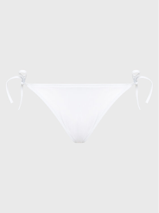 Calvin Klein Swimwear Calvin Klein Swimwear Μπικίνι κάτω μέρος Side Tie Cheeky KW0KW01858 Λευκό