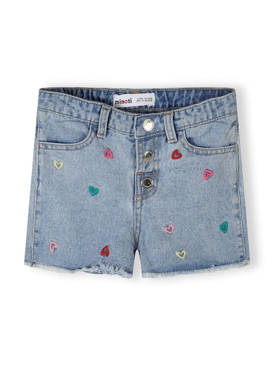 minoti minoti Szorty jeansowe 30SHORT102 Granatowy Regular Fit