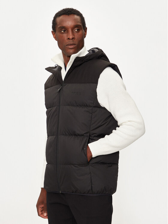 BOSS BOSS Vestă V_Hamar 2 50522646 Negru Regular Fit