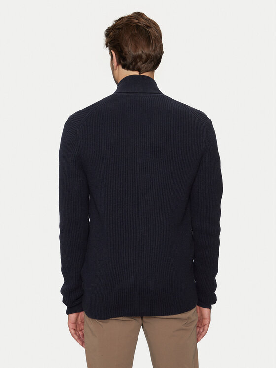 Bugatti Bugatti Strickjacke 7600 65567B Dunkelblau Regular Fit