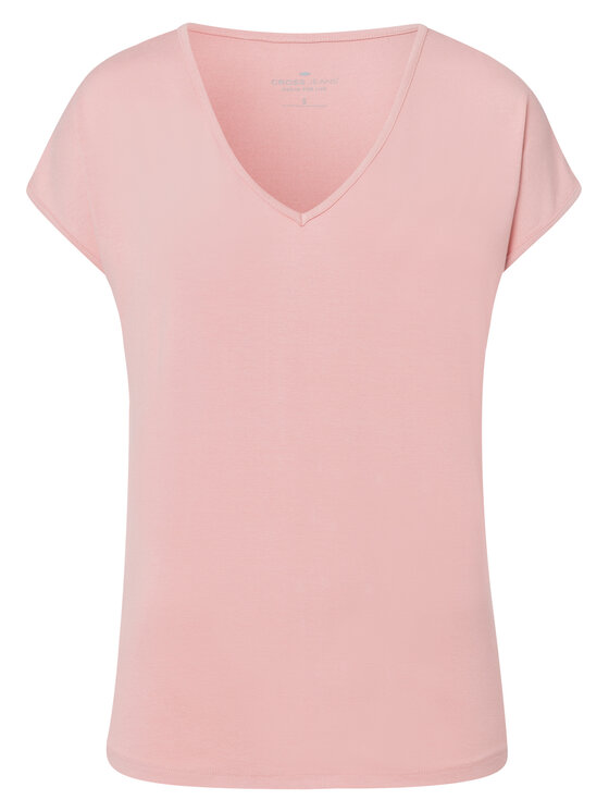 Cross Jeans Cross Jeans T-Shirt 55922-520 Różowy Regular Fit