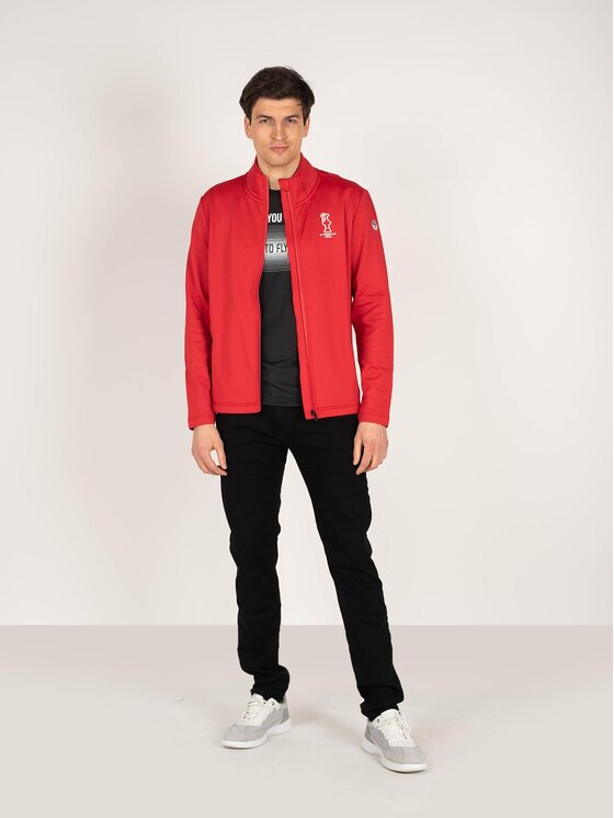 North Sails North Sails Felpa 45 1000 000 | Cowes Full Zip Rosso Regular Fit