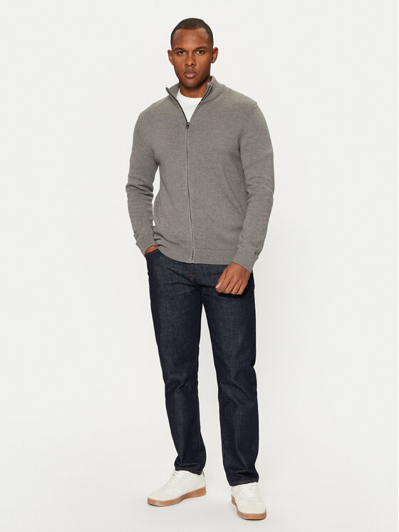s.Oliver s.Oliver Kardigan 2152205 Szary Regular Fit