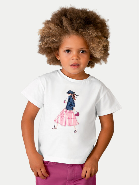 Mayoral Mayoral T-shirt 3011 Bijela Regular Fit