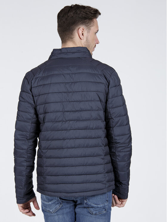 Cross Jeans Cross Jeans Kurtka przejściowa 40224-021 Granatowy Regular Fit