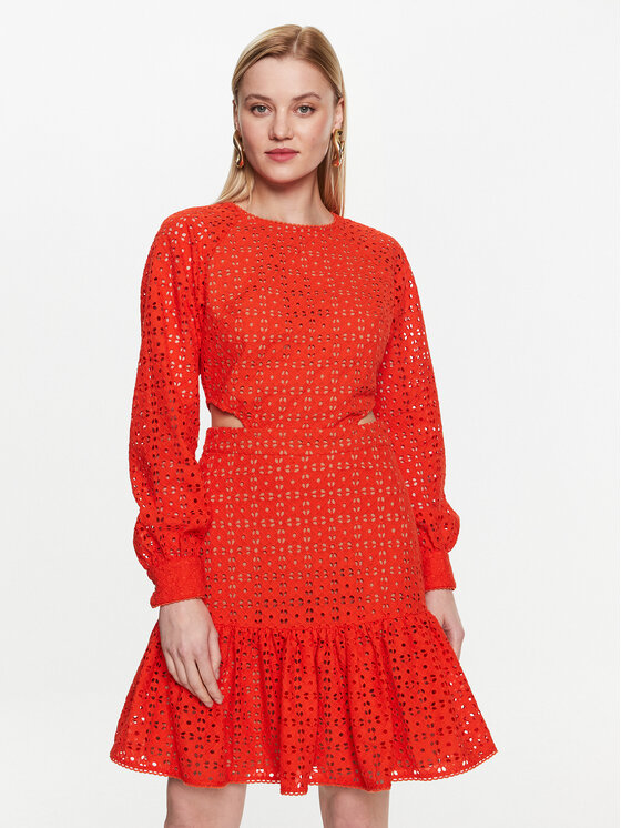 MICHAEL Michael Kors Kleid f r den Alltag MS381M68BK Orange