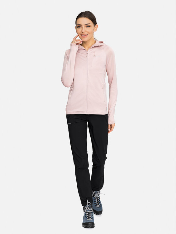 Viking Viking Bluza Birger Lady Hoodie Różowy jasny Reglan Fit