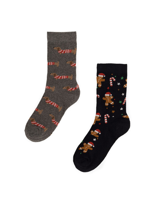 Lasocki Lasocki 2er-Set hohe Herrensocken 2MB-002-AW23 (2-pack) Bunt