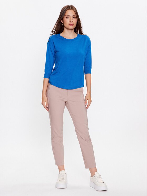 Fransa Fransa Блузка 20607204 Голубий Regular Fit