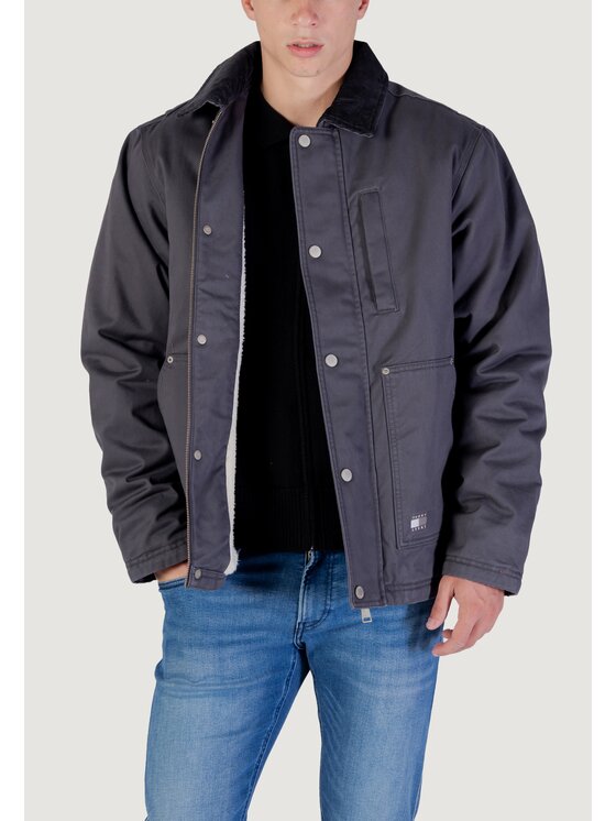 Tommy Jeans Tommy Jeans Giubbotto invernale TJM TWILL CHORE JACK Grigio Casual Fit
