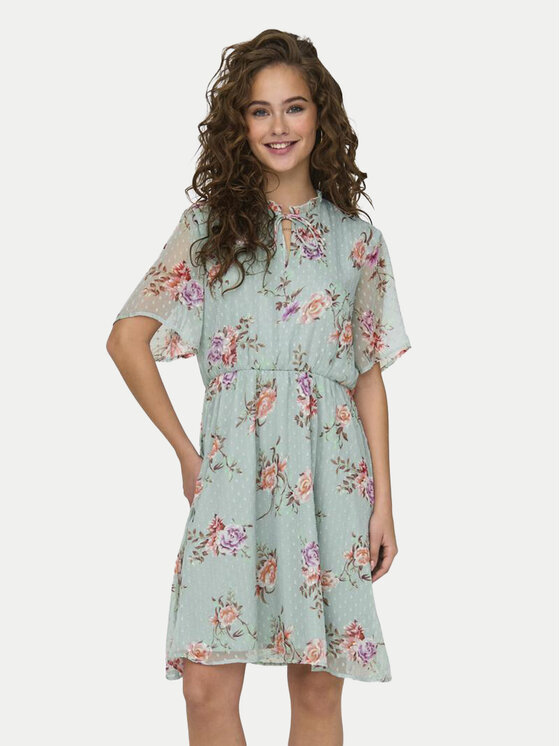 ONLY ONLY Každodenní šaty Aida 15319705 Modrá Regular Fit