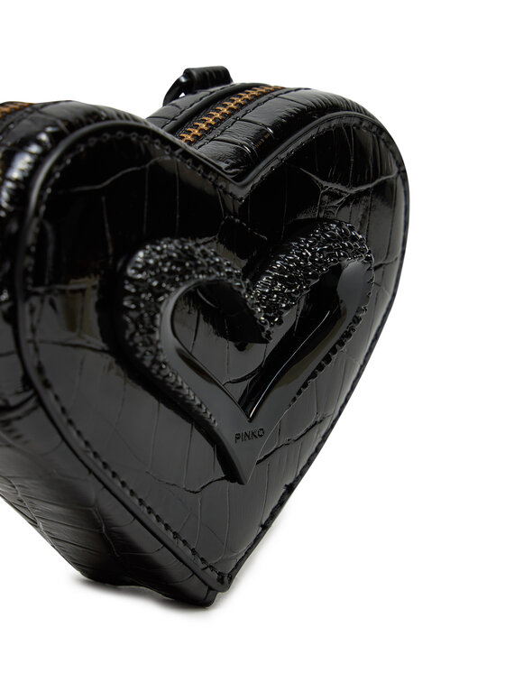 PINKO PINKO Denarnica za kovance Heart Pills Holder . AI 24-25 PCPL 103835 Z1SY Črna